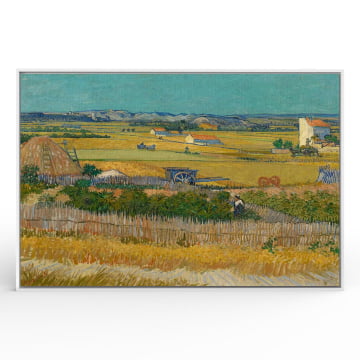 Quadro Retangular  -  Vincent van Gogh - A colheita