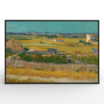 Quadro Retangular  -  Vincent van Gogh - A colheita