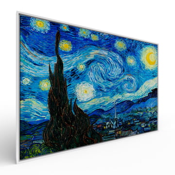 Quadro Retangular - Vincent van Gogh - Noite Estrelada