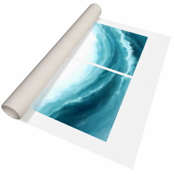 Kit 2 quadros quadrados - Troubled Waters