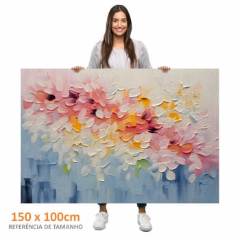 Quadro Retangular - Colorful Painting