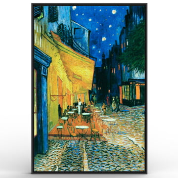Quadro Retangular - Vincent van Gogh - Cafe Terrace at Night