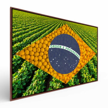 Quadro Retangular  - Bandeira Agro 