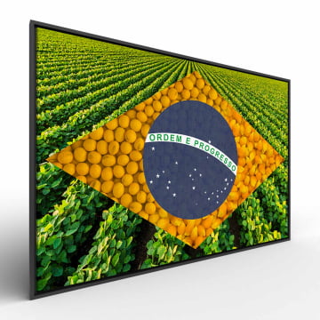 Quadro Retangular  - Bandeira Agro 