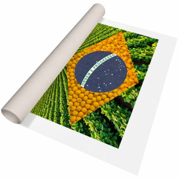 Quadro Retangular  - Bandeira Agro 