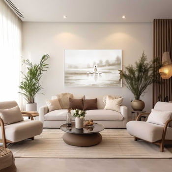 Quadro Retangular - Jesus e o Rebanho