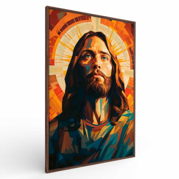 Quadro Retangular - JESUS GEOMETRIC