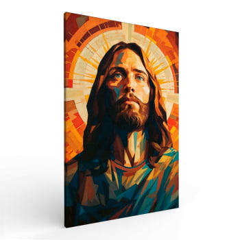 Quadro Retangular - JESUS GEOMETRIC