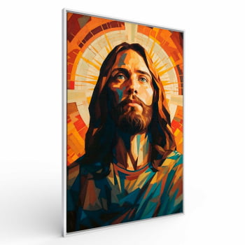 Quadro Retangular - JESUS GEOMETRIC