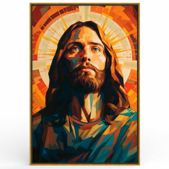 Quadro Retangular - JESUS GEOMETRIC