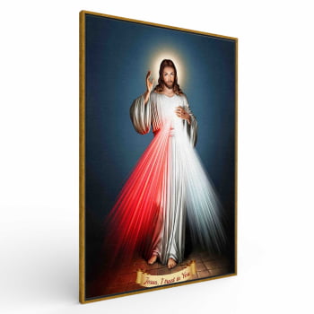 Quadro Retangular - Jesus misericordioso