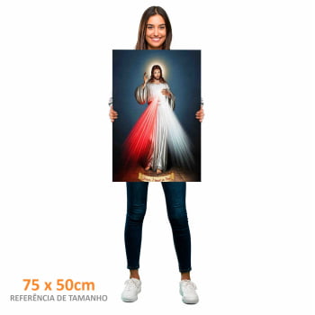 Quadro Retangular - Jesus misericordioso