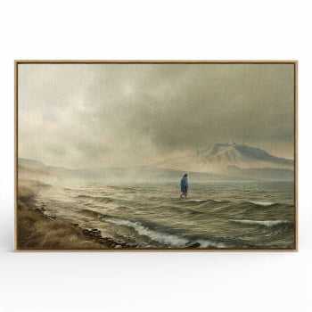 Quadro Retangular - Jesus Sobre as Águas