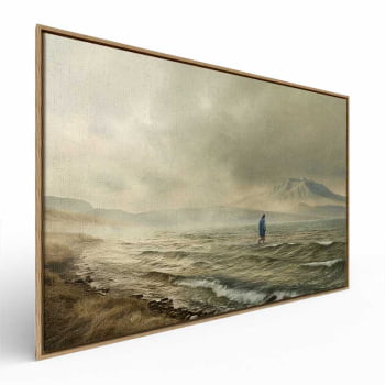 Quadro Retangular - Jesus Sobre as Águas