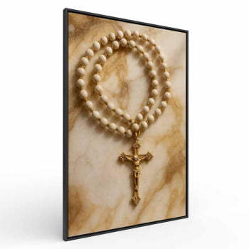 Quadro Retangular -Rosario da Santidade