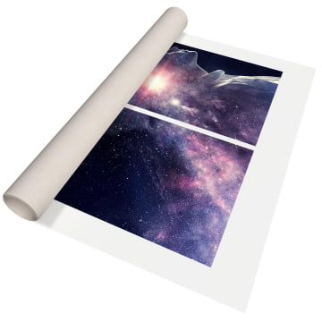 Kit 2 quadros retangulares - Universo em mim